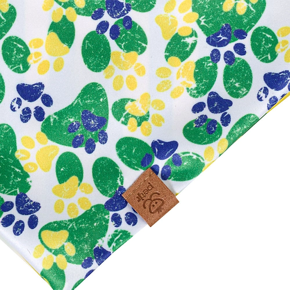 Mirage Pet Products Bandana com estampa de serigrafia para smoking,  pequena, verde-limão