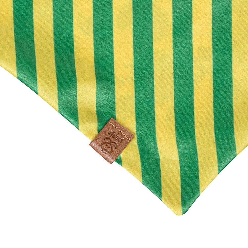 Mirage Pet Products Bandana com estampa de serigrafia para smoking,  pequena, verde-limão