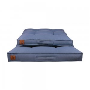 cama para cachorro cor azul em dois tamanhos