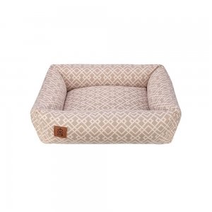 cama colorida  estampa losango para cachorro 
