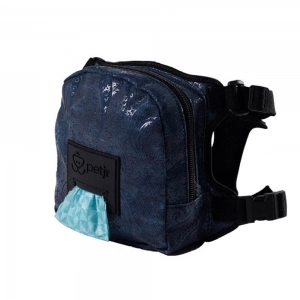 mochila para cachorro jeans cata caca